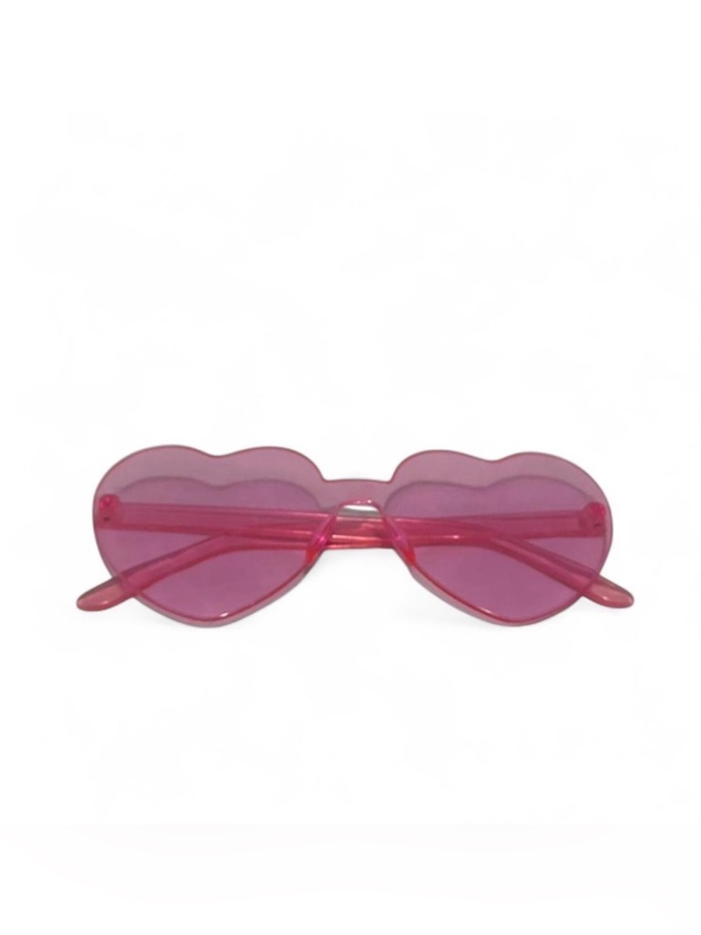 Pink Heart-Shaped Sunglasses